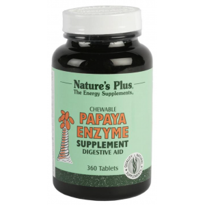 Papaya Enzyme · Nature's Plus · 360 comprimidos