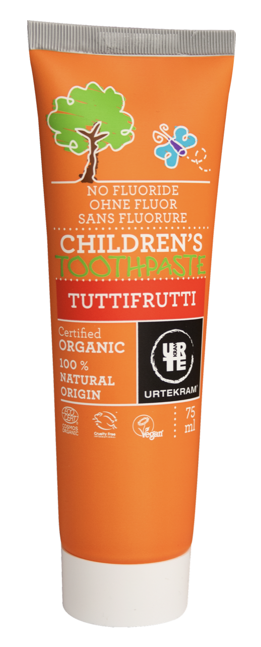 Pasta de Dientes Niños Tutti Fruti · Urtekram · 75 ml
