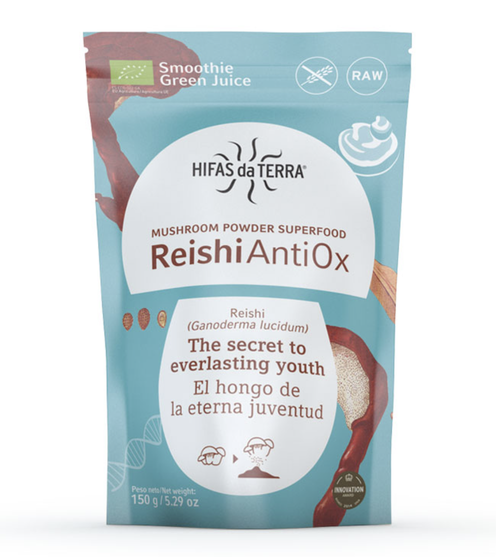Reishi Antiox · Hifas Da Terra · 100 gramos