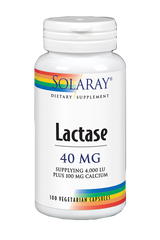 Lactase 40 mg 4000 FCC · Solaray · 100 cápsulas