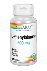 L-Phenylalanine 500 mg · Solaray · 60 cápsulas