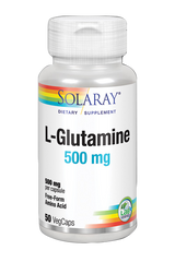L-Glutamine 500 mg · Solaray · 50 cápsulas