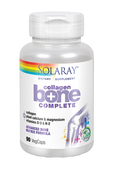 Collagen Bone Complete · Solaray · 90 Cápsulas