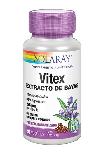 Vitex (Sauzgatillo) · Solaray · 60 cápsulas