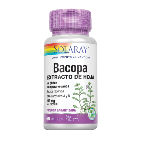 Bacopa · Solaray · 60 cápsulas