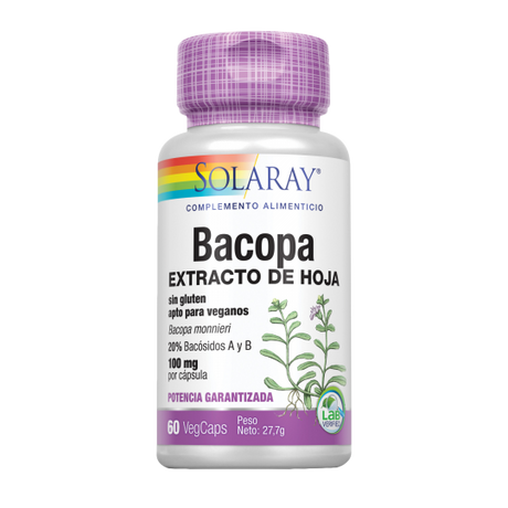 Bacopa · Solaray · 60 cápsulas