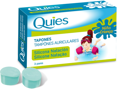 Tapones para Natación - Niños · Quies · 6 unidades