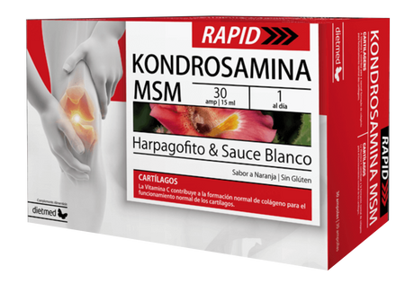 Kondrosamina MSM Rapid · DietMed · 30 ampollas
