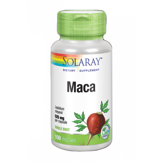 Maca 525 mg · Solaray · 100 cápsulas