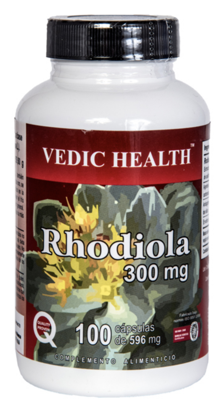 Rhodiola 300 mg · Vedic Health · 100 cápsulas