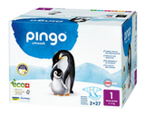 Pañales Ecológicos Talla 1 New Born · Pingo · 54 unidades