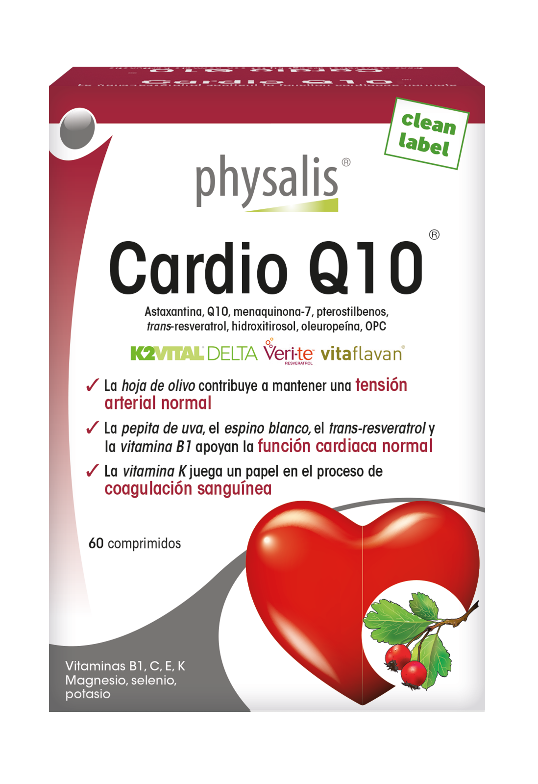 Cardio Q10 · Physalis · 60 comprimidos