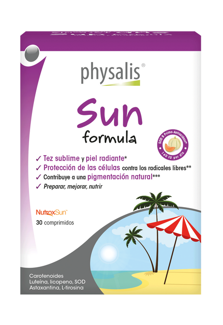 Sun Fórmula · Physalis · 30 comprimidos