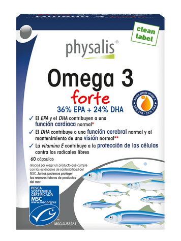 Omega 3 Forte · Physalis · 60 perlas