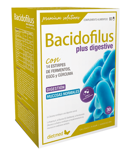 Bacidofilus Plus · DietMed · 60 cápsulas