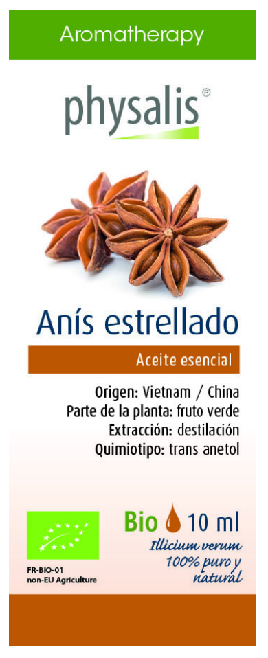 Aceite Esencial de Anís Estrellado · Physalis · 10 ml