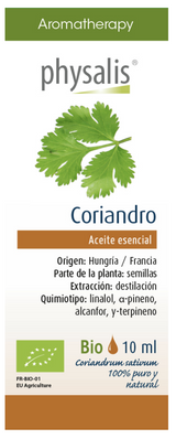 Aceite Esencial de Coriandro · Physalis · 10 ml