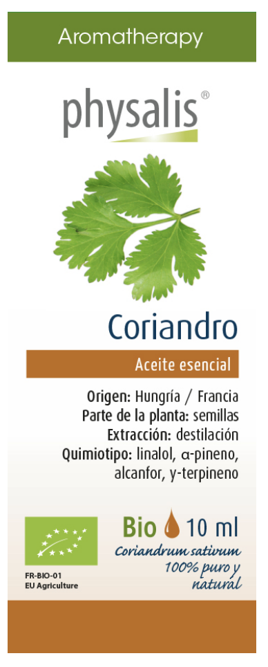 Aceite Esencial de Coriandro · Physalis · 10 ml