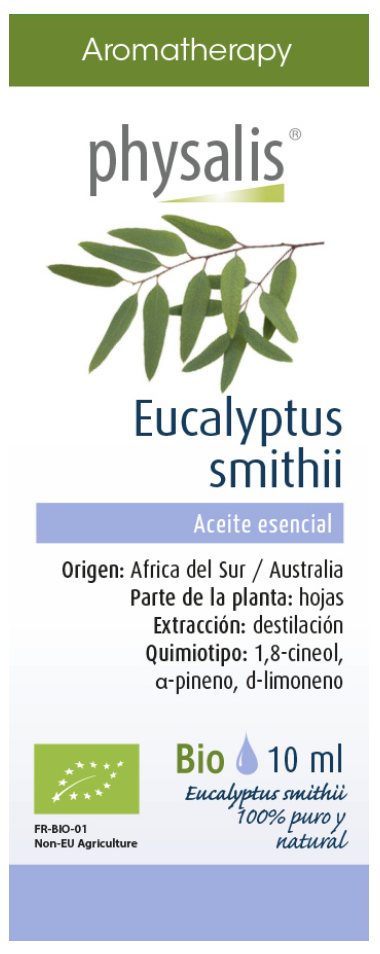 Aceite Esencial de Eucalipto Smithii · Physalis · 10 ml