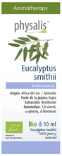 Aceite Esencial de Eucalipto Smithii · Physalis · 10 ml