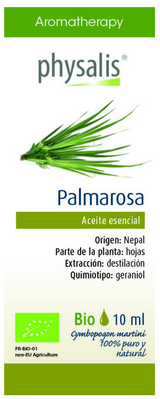 Aceite Esencial de Palmarosa · Physalis · 10 ml