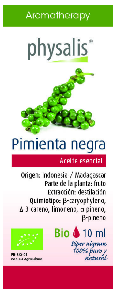 Aceite Esencial de Pimienta Negra · Physalis · 10 ml