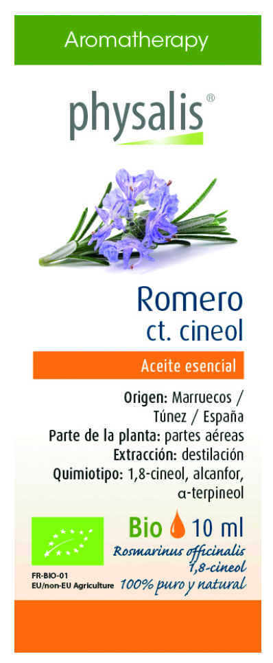 Aceite Esencial de Romero (Cineol) · Physalis · 10 ml