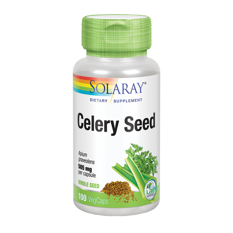 Celery Seed · Solaray · 100 cápsulas