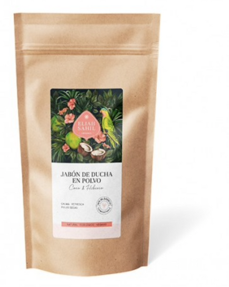 Recarga Jabón de Ducha en Coco & Hibisco · Eliah Sahil · 250 gramos