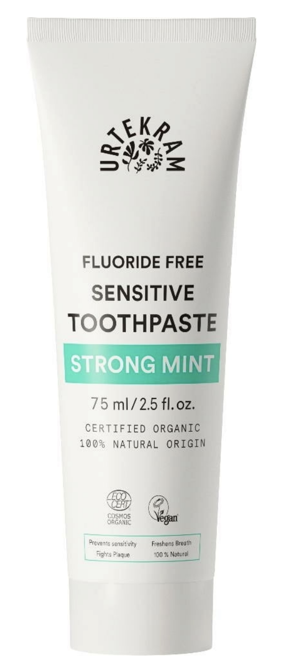 Pasta Dental Menta Fuerte · Urtekram · 75 ml