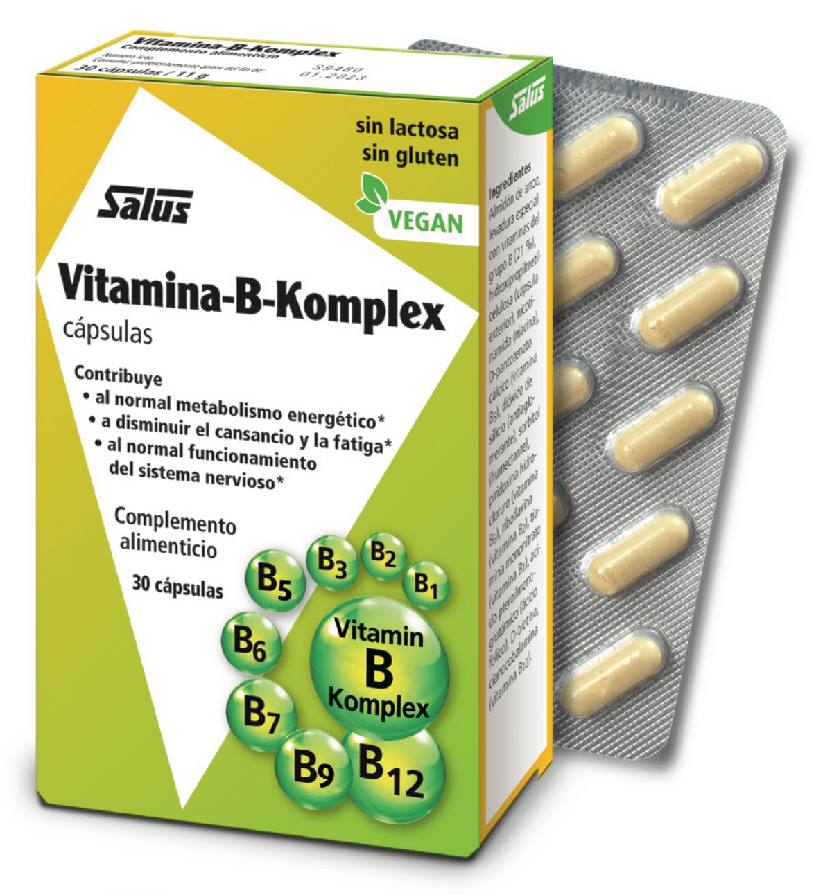 Vitamina B Komplex · Salus · 30 cápsulas
