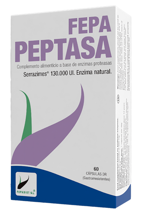 Fepa-Peptasa 130.000 UI · Fepadiet · 60 cápsulas