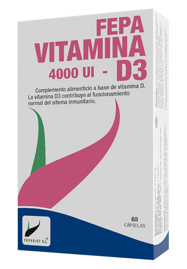 Fepa-D3 4.000 UI · Fepadiet · 60 cápsulas