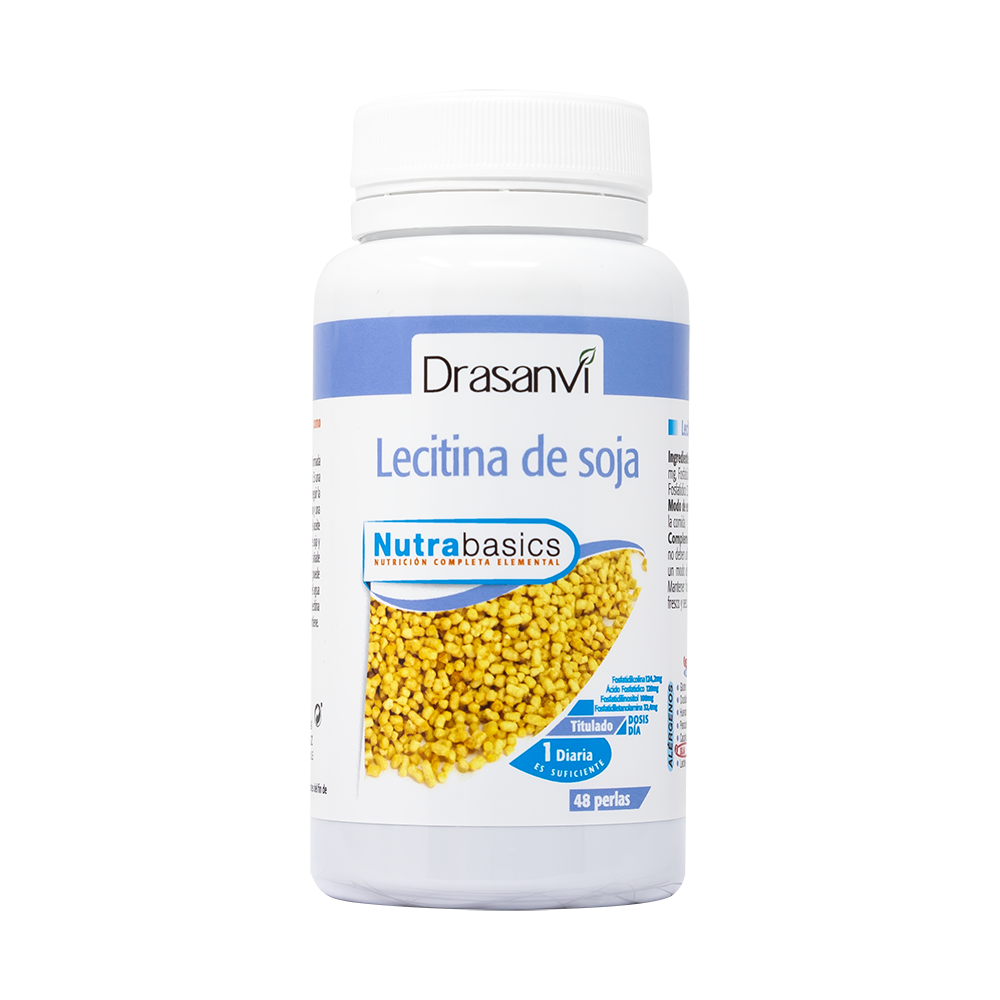 Lecitina de Soja 1.200 mg · Drasanvi · 48 perlas