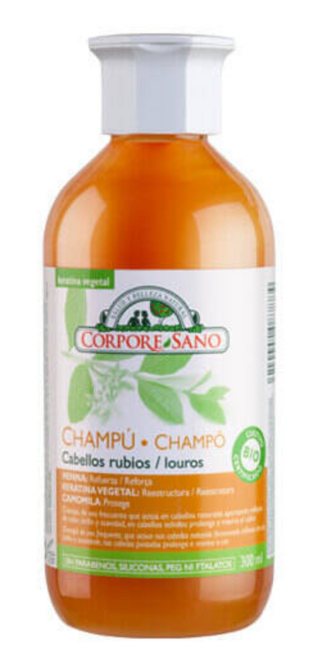 Champú a la Henna Cabellos Rubios · Corpore Sano · 300 ml