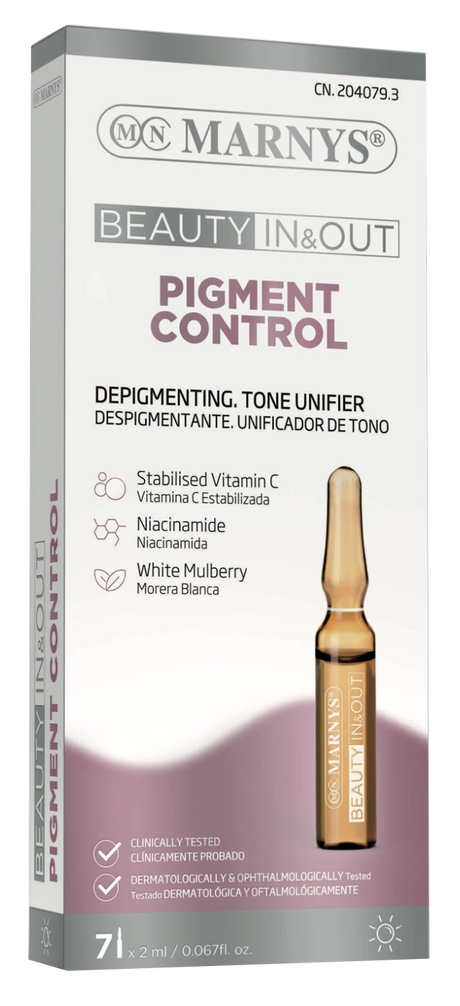 Pigment Control · Marnys · 7 ampollas