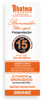 Bronceador Ultra-Rápido SPF 15 · Rhatma · 100 ml