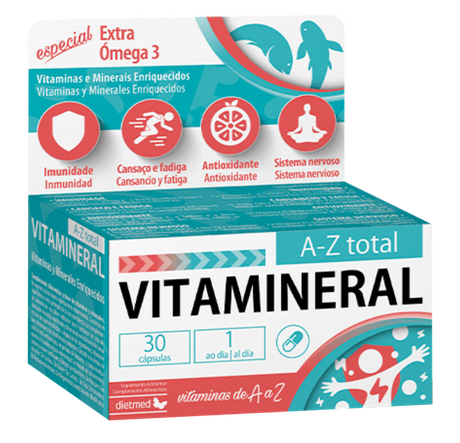 Vitamineral A-Z Total · DietMed · 30 perlas