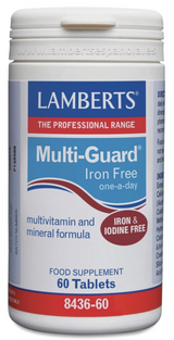 Multiguard - Libre de Hierro y Yodo · Lamberts · 60 comprimidos