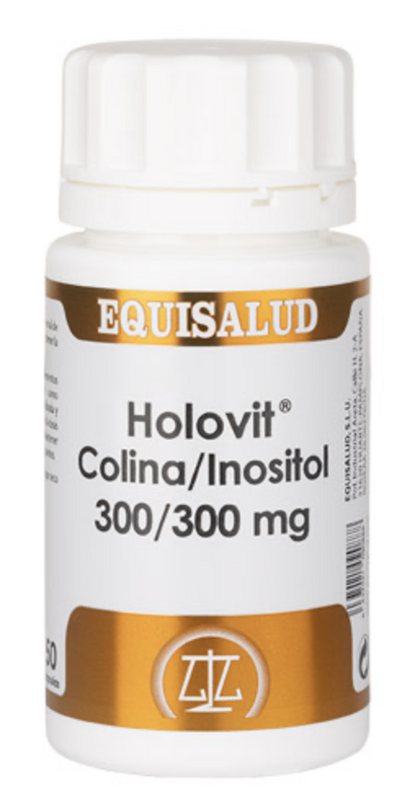 Holovit Colina/Inositol 300/300 mg · Equisalud · 50 cápsulas