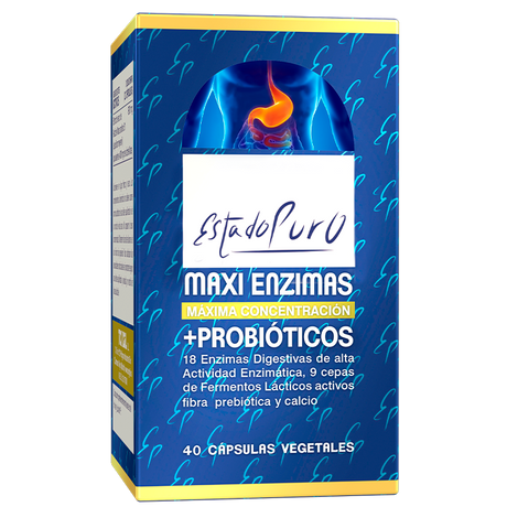 Maxi Enzimas con Probióticos · Tongil · 40 cápsulas