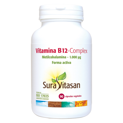 Vitamina B12 Complex · Sura Vitasan · 90 cápsulas