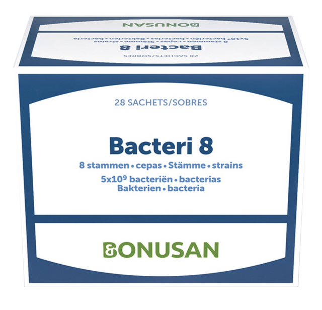 Bacteri 8 · Bonusan · 28 sobres