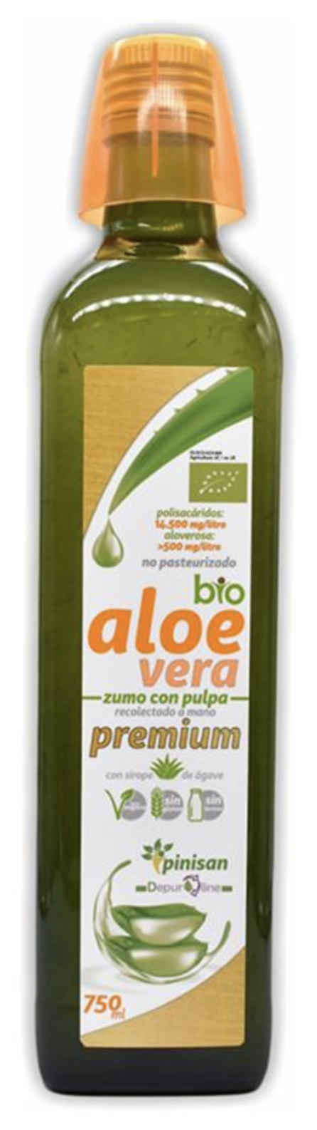 Zumo de Aloe Vera Premium (con Pulpa) · Pinisan · 750 ml