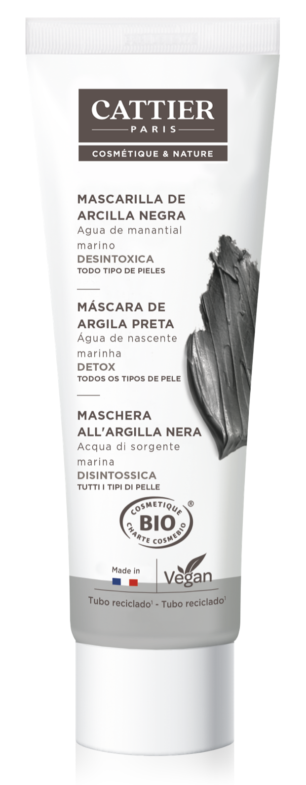 Mascarilla de Arcilla Negra · Cattier · 100 ml