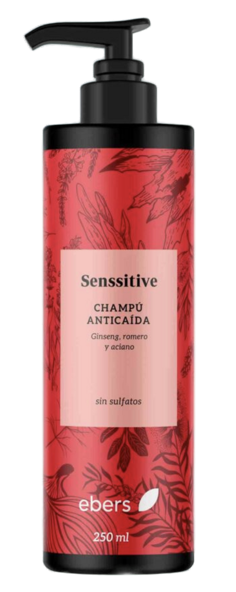 Champú Senssitive Anticaída · Ebers · 250 ml