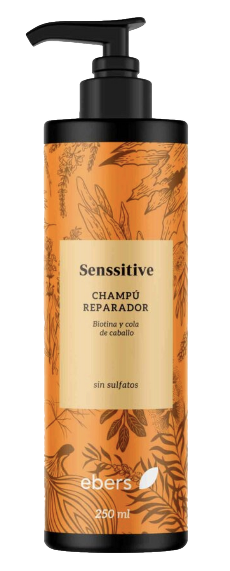 Champú Senssitive Reparador · Ebers · 250 ml