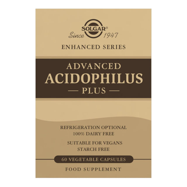 Acidophilus Plus Avanzado · Solgar · 60 cápsulas