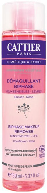 Desmaquillador Bifásico Ojos y Labios · Cattier · 150 ml
