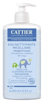 Agua Limpiadora Micelar Bebé Cara & Cuerpo · Cattier · 500 ml